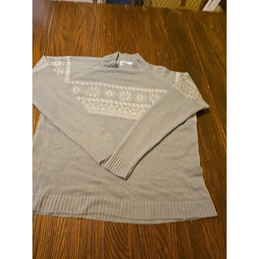 Vintage 90’s National Womens Gray Sweater LARGE EUC